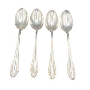 Rogers & Bro A1 XII Silverplate Tablespoons Set of 4 Vintage